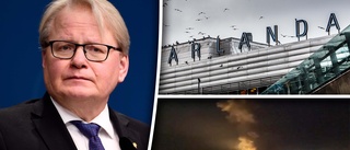 Försvarsministerns ord om säkerheten på Arlanda: "Vidtar hela tiden anpassningar"