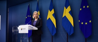 Statsministern höll pressträff om krisen i Ukraina