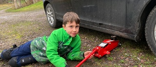 9-årige Algot har redan startat eget – däck är drömmen