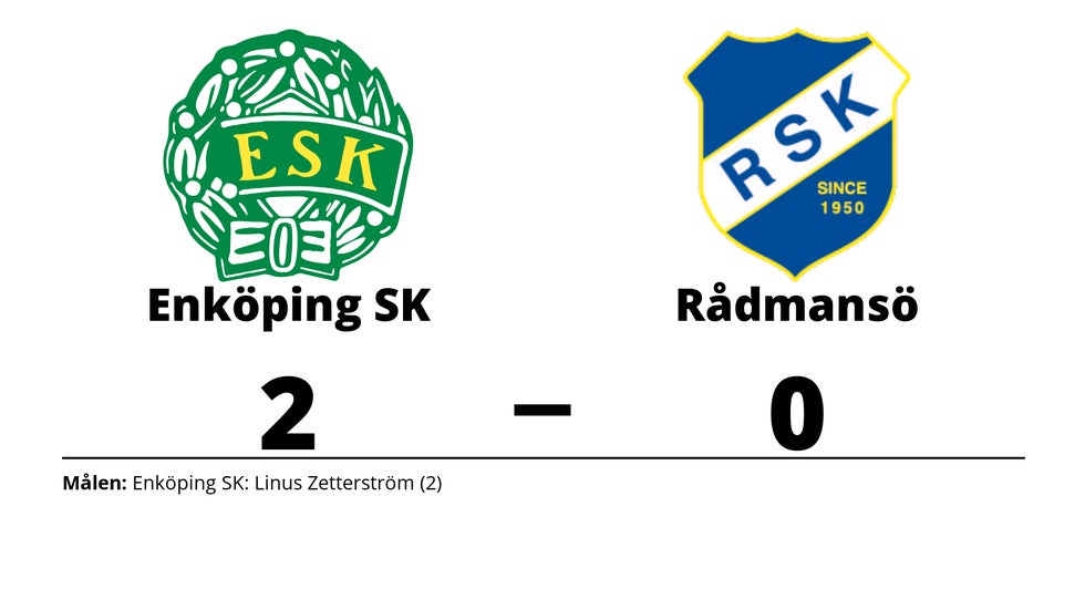 Enköping SK:s Linus Zetterström sänkte Rådmansö