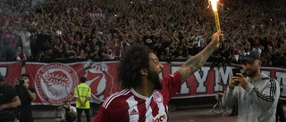 Tusentals Olympiakos-fans tog emot Marcelo