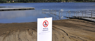 Kommunen avråder från bad vid Frösjöstrand