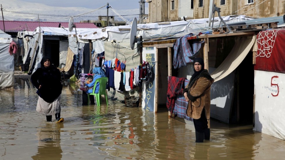 Syriska flyktingar i Libanon. Utvecklingsländer hyser 85 procent av världens flyktingar, enligt FN:s flyktingorgan UNHCR.
