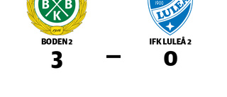 Boden 2 klart bättre än IFK Luleå 2 på Boden Arena