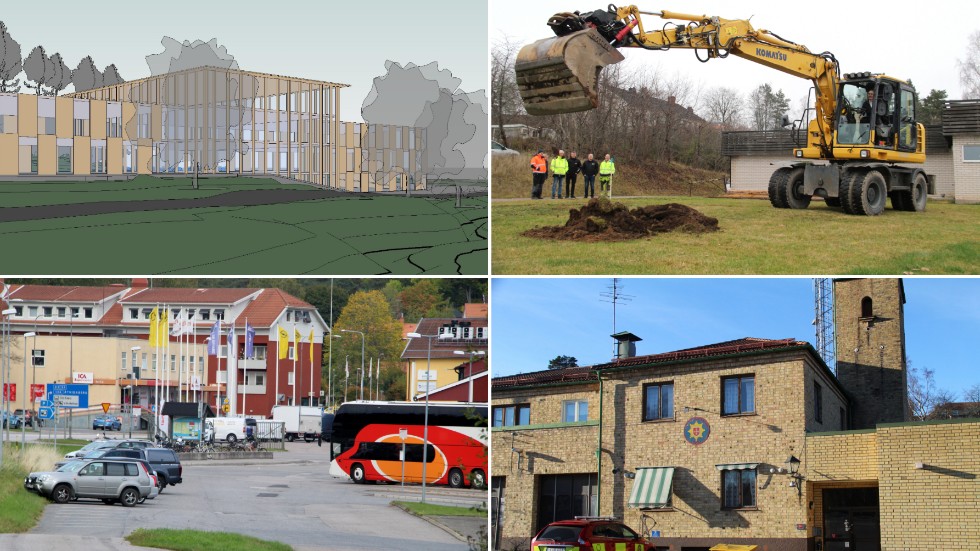 Rimforsas nya skola, Rimforsa vattenverk, stationsområdet i Kisa och räddningsstationen. Det är några av kommunens pågående byggprojekt.