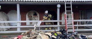 Polisen: Pizzeriabranden i Eskilstuna föregicks av hot