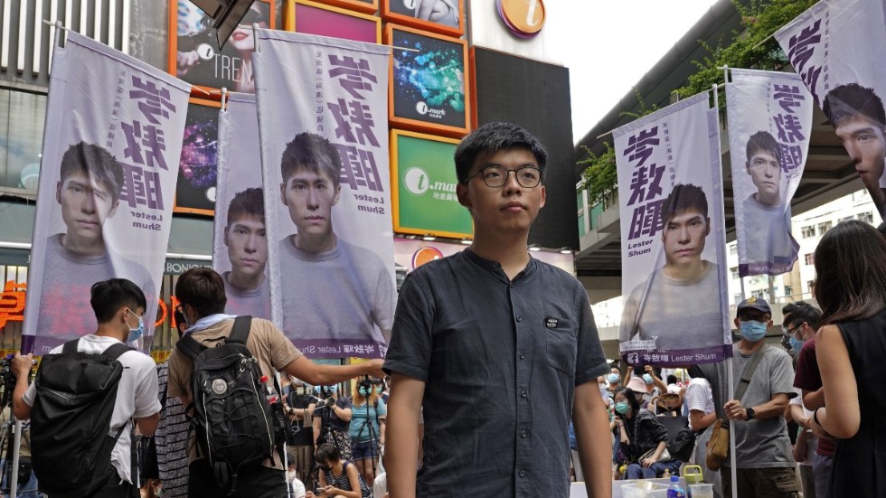 Demokratiaktivisten Joshua Wong.