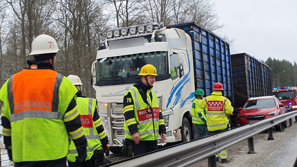 Torsdagens trafikolycka mellan Kisa och Rimforsa berodde på en misslyckad omkörning.