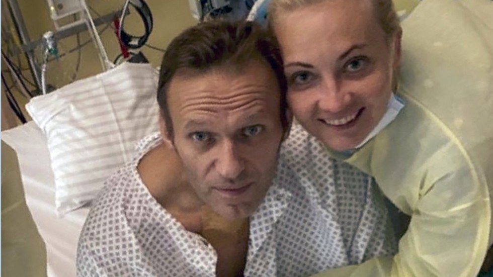Ryske oppositionsledaren Aleksej Navalnyj vårdades på sjukhus i Berlin sedan han förgiftats av nervgiftet Novitjok. Arkivfoto.