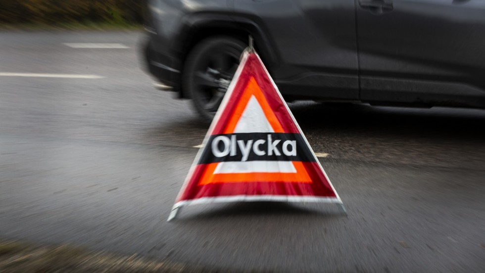 En trafikolycka inträffade på torsdagskvällen utanför Eksjö.
