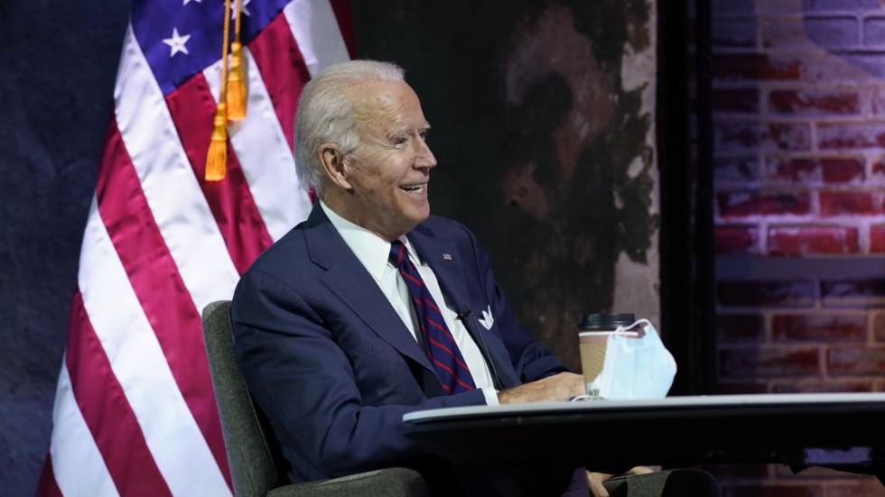 Demokraten Joe Biden som vann presidentvalet i USA.