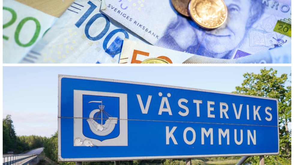 Västerviks kommun har spenderbyxorna på, hävdar insändarskribenten.