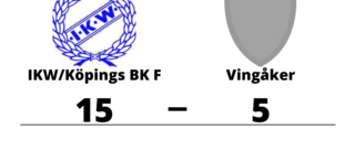 Vingåker kvalklart trots förlust mot IKW/Köpings BK F