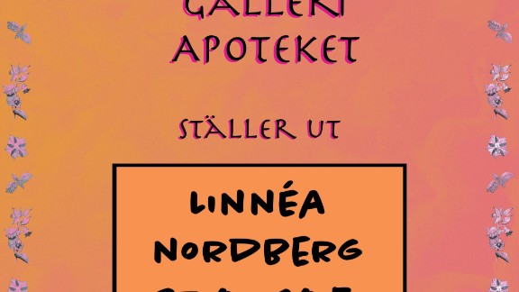 Linnéa Nordberg i Galleri Apoteket Roma Kungsgård