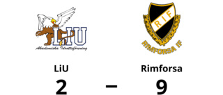 Svårstoppade Rimforsa fortsätter vinna – 9-2 mot svaga LiU