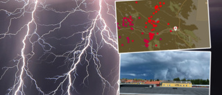 Stort strömavbrott när åskoväder drog in: ”Mellan 15 000 och 20 000 hushåll som var utan ström” • Hundratals blixtar – här slog de ner