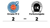 Delad pott när Parkalompolo gästade Kiruna FF 2