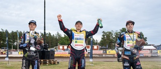 Han blev svensk mästare i speedway: "Fokuserad" • Så gick det för Dackarnas förare