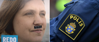 Satte Hitlermustasch på Sara Lidqvist • KD polisanmäler vandaliserade valaffischer i Hemse