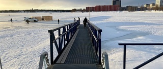 Populära isbanan i Luleå centrum stänger för säsongen