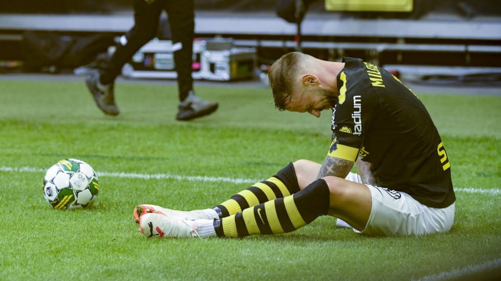 AIK:s lagkapten Alexander Milosevic var rejält besviken efter förlusten på Friends arena.