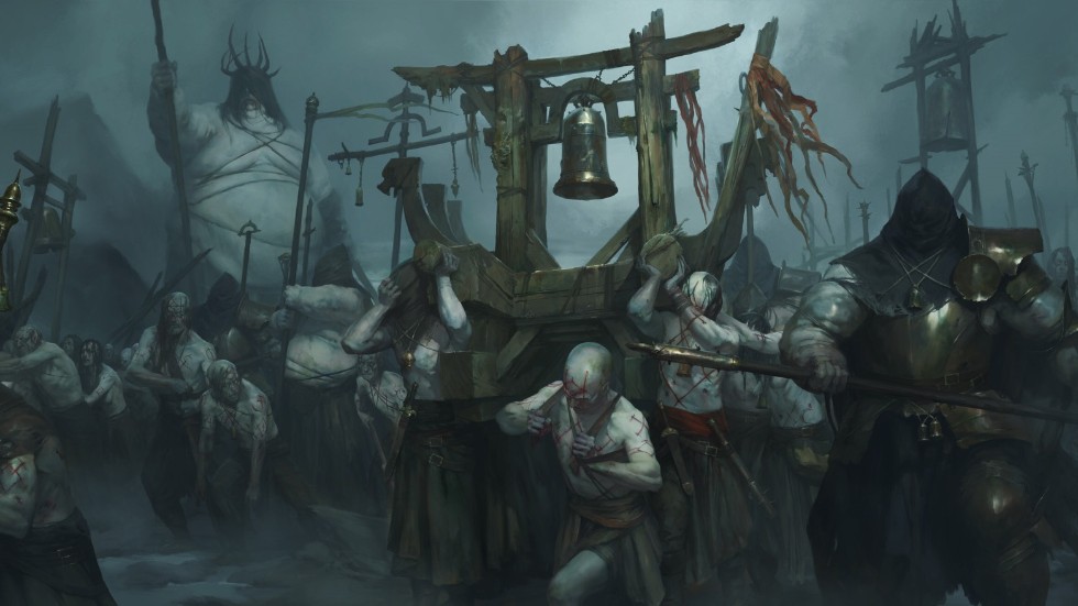 En ny monstergrupp är "de drunknade", som dyker upp längs kusterna för att dra ned sina offer i havens djup. De har tidigare synts till i mobiltiteln "Diablo immortal". Pressbild.