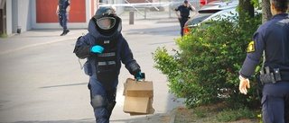 BILDERNA: Misstänkt föremål flyttades – efter bombgruppens insats