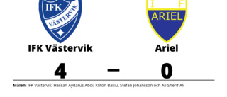 IFK Västervik tog kommandot från start mot Ariel