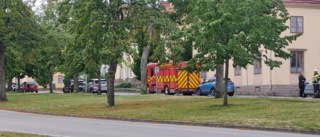 Två personbilar krockade i Västervik på onsdagen