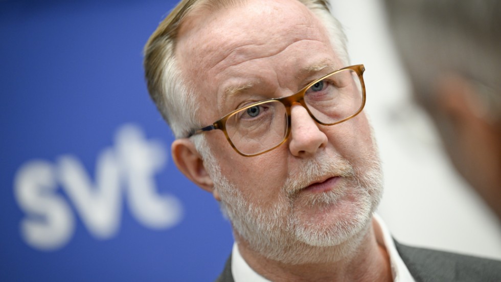 Johan Pehrson, partiledare för Liberalerna och arbetsmarknads- och integrationsminister. Arkivbild.