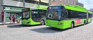 Nu visas Eskilstuna-Kuriren på bussarnas skärmar