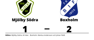 Efterlängtad seger för Boxholm - bröt förlustsviten mot Mjölby Södra