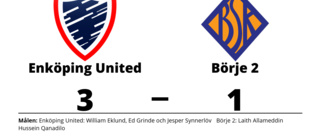 Seger för Enköping United på hemmaplan mot Börje 2