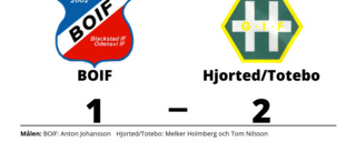 Hjorted/Totebo vann borta mot BOIF