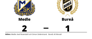 Medle vann mot Bureå på Sörvalla IP