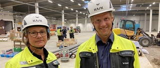 Gammal lagerbyggnad i förvandling inför Volvos flytt i Flen: "Vi är väldigt stolta över vår nya gröna fabrik"