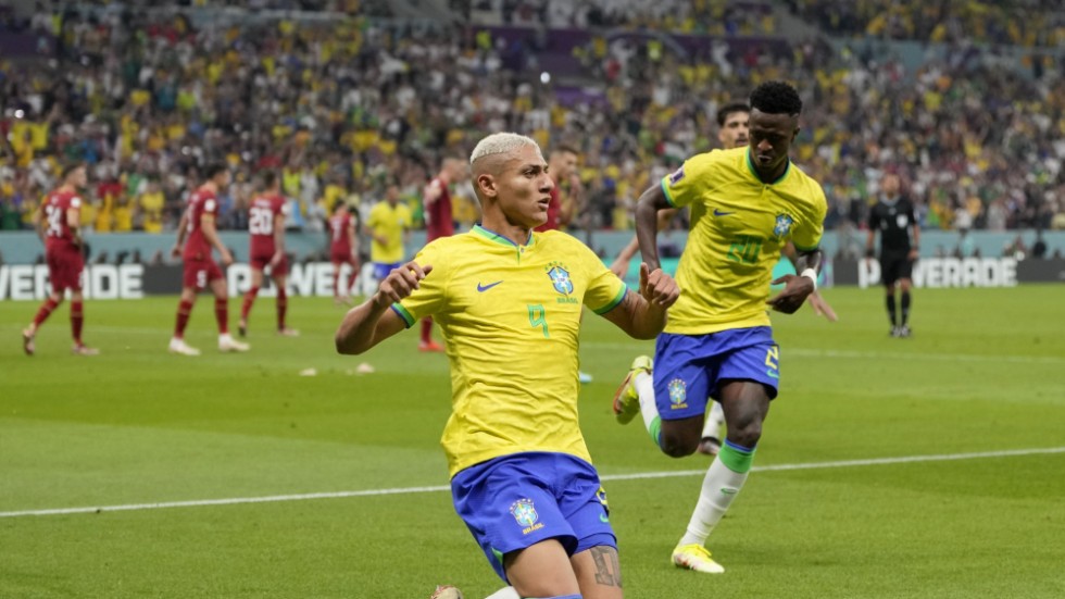 Richarlison blev stor brasiliansk hjälte i VM-premiären.