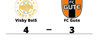 Uddamålsseger när Visby BoIS besegrade FC Gute