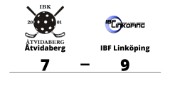 IBF Linköping vann mot Åtvidaberg på bortaplan