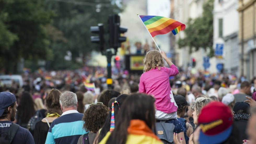 Prideflaggan ses som en symbol för mångfald och det tycks verkligen som om det är här skon klämmer för SD, skriver centerpartisterna Jonas Franzon och Leena Kumpula.
