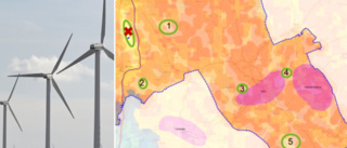 Fem områden pekas ut för vindkraft i Vimmerby kommun