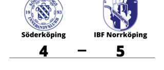 Söderköping får fortsätta jaga seger efter förlust mot IBF Norrköping