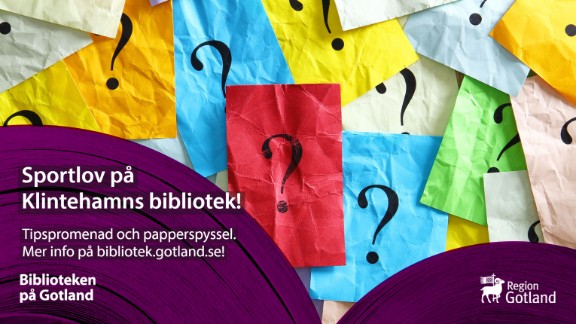 Sportlov på Klintehamns bibliotek!