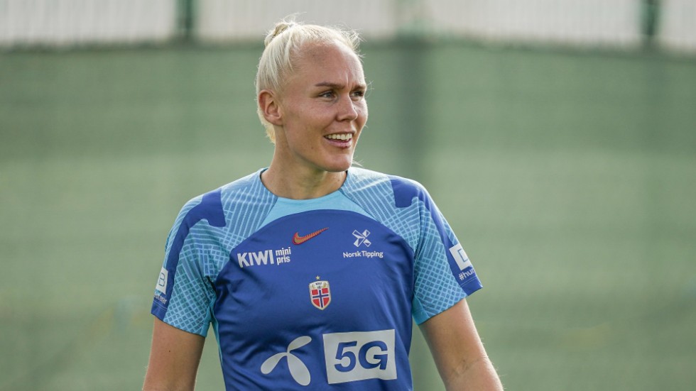 Maria Thorisdottir missar fotbolls-VM. Arkivbild.