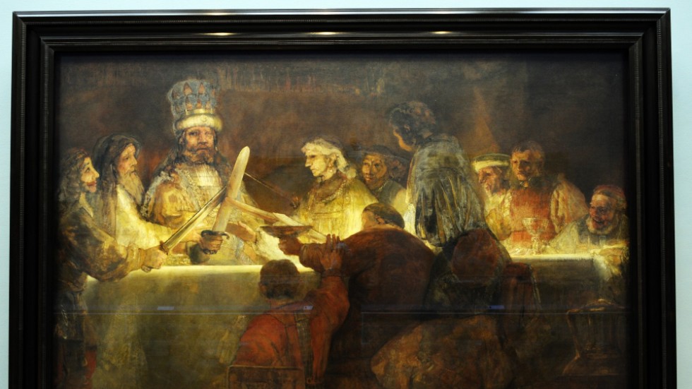 "Batavernas trohetsed till Claudius Civilis" målades av Rembrandt på 1660-talet. Arkivbild.