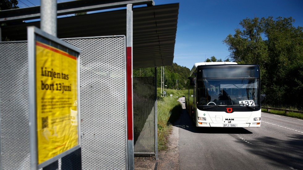 I juni lades busslinjen på Strandvägen ned.