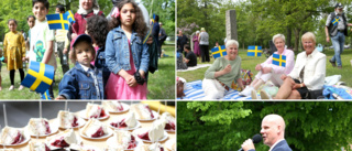 Tårta, nationalsång och svenska flaggor • Nationaldagsfirandet för öns nya medborgare tillbaka efter två pandemiår 