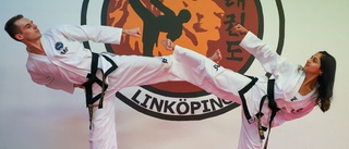 Linköpings eget taekwondo-par sparkar för att bli svenska mästare