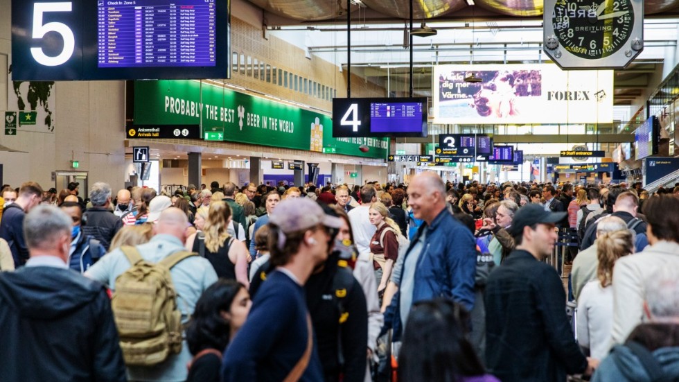 I Arlandas terminal 5 öppnar flygplatsens nya mat- och shoppingområde. Arkivbild.