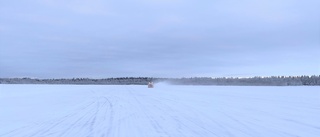 Snöfallet stänger isvägar tillfälligt